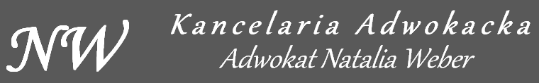 Logo kancelarii adwokackiej Natali Weber